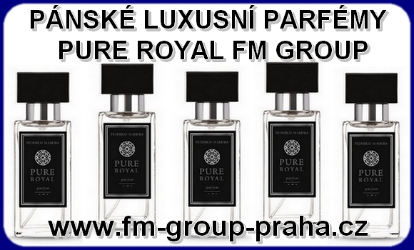 PÁNSKÉ LUXUSNÍ PARFÉMY PURE ROYAL FM GROUP PÁNSKÉ LUXUSNÍ PARFÉMY PURE ROYAL FM GROUP