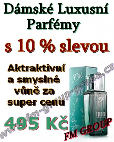FM Group Praha Dámské parfémy se slevou 10%