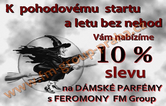 Dámské parfémy s Feromony FM Group s 10 % slevou