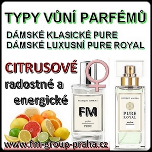 DÁMSKÉ PARFÉMY TYPY VŮNĚ CITRUSOVÉ DÁMSKÉ PARFÉMY TYPY VŮNĚ CITRUSOVÉ
