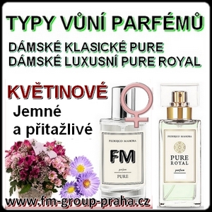 DÁMSKÉ PARFÉMY TYPY VŮNĚ KVĚTINOVÉ DÁMSKÉ PARFÉMY TYPY VŮNĚ KVĚTINOVÉ