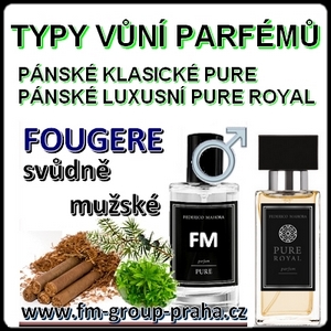 PÁNSKÉ PARFÉMY TYPY VŮNĚ FOUGERE