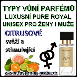 UNISEX PURE ROYAL PARFÉMY TYPY VŮNÍ UNISEX PURE ROYAL PARFÉMY TYPY VŮNÍ
