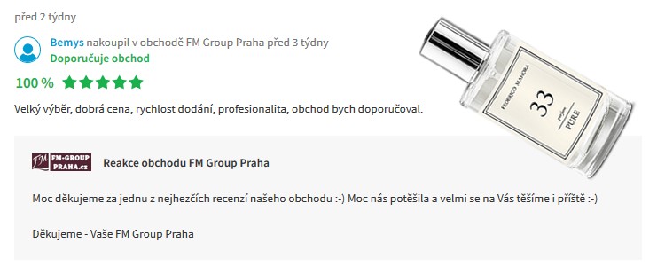 recenze heureka fm group praha parfémy recenze heureka fm group praha parfémy
